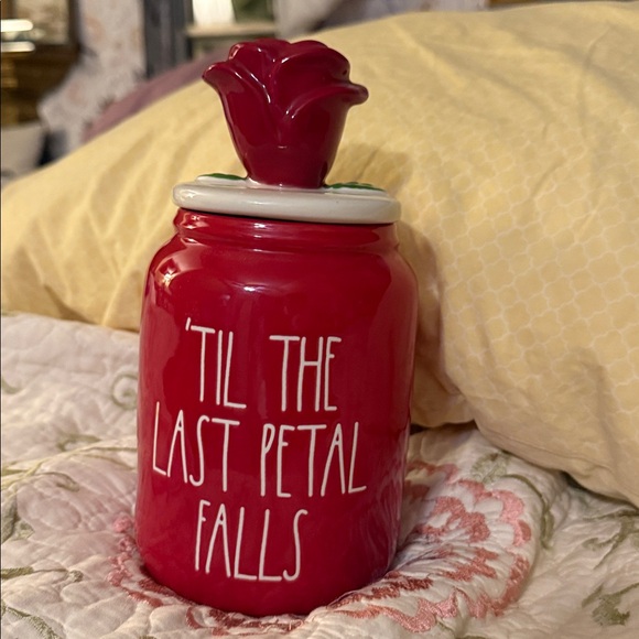 Rae Dunn Other - Rae Dunn‎ Disney ‘TIL THE LAST PETAL FALLS Canister